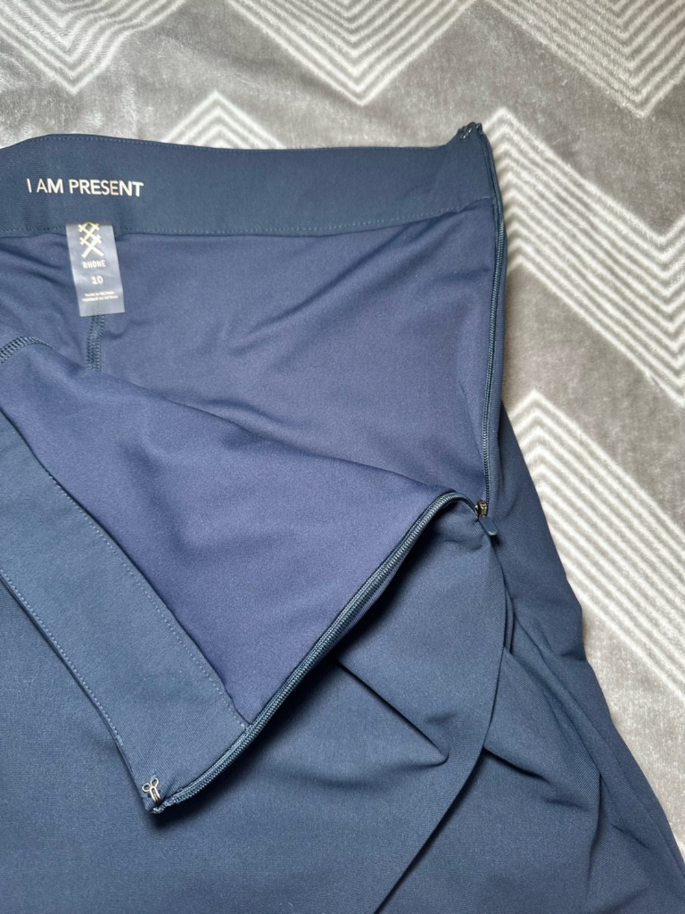 RHONE Navy Blue Birdie Wrap Skort - Picture 11 of 12
